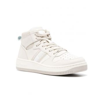 Ghete dama -  Piele - Alb - Alb