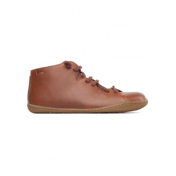 Ghete de piele cu fermoar lateral Peu