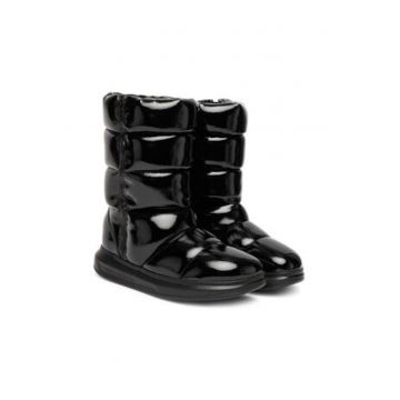 Ghete de zapada pentru femei -  305617095 - piele ecologica - negru -