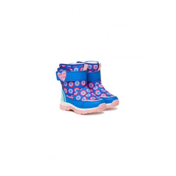 Ghete de zapada pentru fete -  305467058 - piele ecologica - multicolor