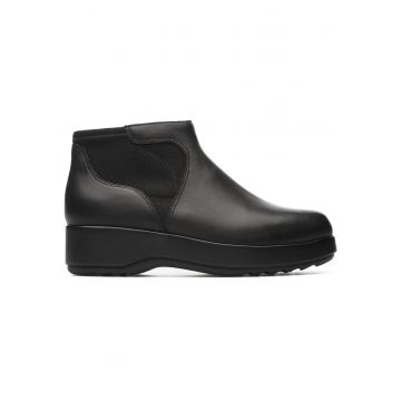 Ghete demi-wedge de piele Dessa