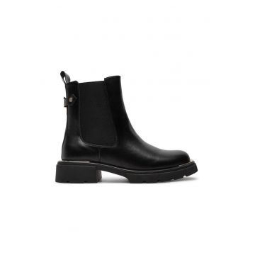 Ghete Jodhpur OO2N4147 Negru -  Piele naturala