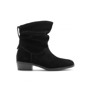 Botine dama -  590558811443738 - Piele naturala - Negru