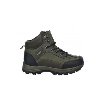 Botine de piele ecologica cu sireturi Botine de piele ecologica cu sireturi