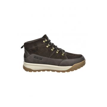 Botine de piele intoarsa cu sireturi Botine de piele intoarsa cu sireturi