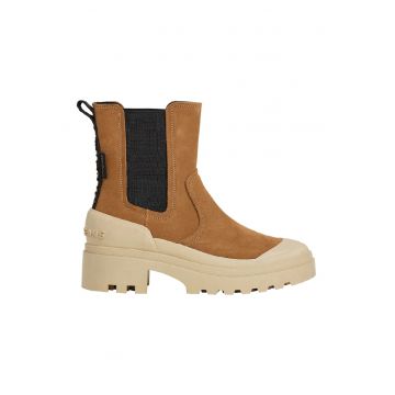 Ghete Chelsea cu toc masiv Ghete Chelsea cu toc masiv