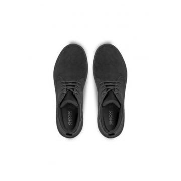 Ghete barbatesti -  piele naturala - confortabile - negre -