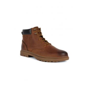 Ghete barbatesti -  piele naturala - maro - confortabile - respirabile -