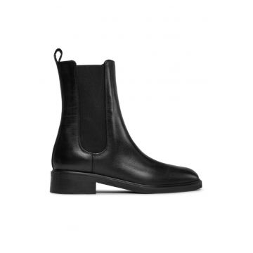 Ghete Chelsea dama -  303531454 - Negru - Piele naturala