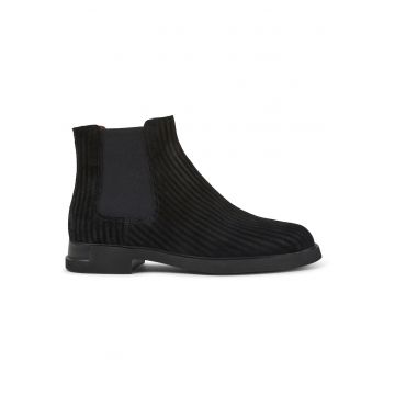 Ghete Chelsea de piele nabuc Iman 8627