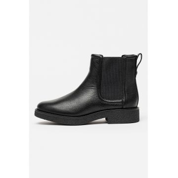 Ghete Chelsea de piele Nella