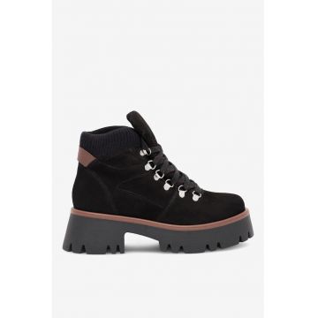 Ghete dama  5905588244844 - Piele naturala - Negru