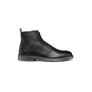 Ghete de piele cu fermoar Ghete de piele cu fermoar