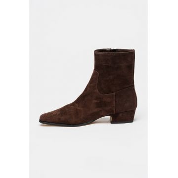 Ghete de piele cu fermoar Dusty