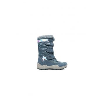 Ghete de zapada pentru fete -  305466150 - piele naturala - albastru