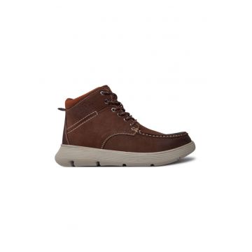 Ghete LCJ-24-33-2921MB Maro -  Piele naturala