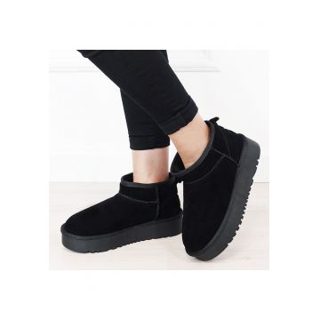 Ghete negre din piele naturala NN604 116 18309