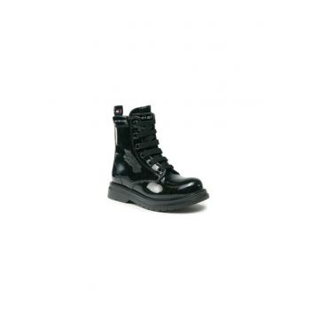 Ghete pentru fete -  302716234 - piele ecologica - negru -
