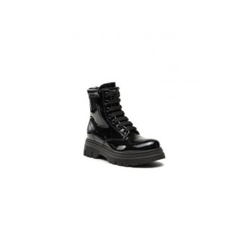 Ghete pentru fete -  303152499 - piele ecologica - negru