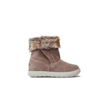 Ghete pentru fete -  303231484 - piele naturala - maro -