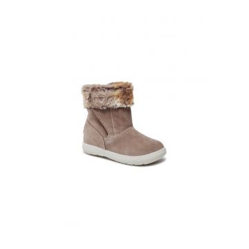 Ghete pentru fete -  303231484 - piele naturala - maro -