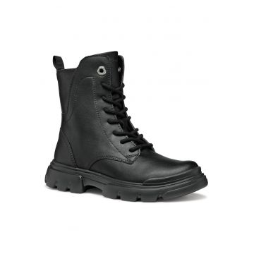 Ghete pentru fete -  305325846 - piele ecologica - negru