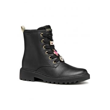 Ghete pentru fete -  305326423 - piele ecologica - negru -