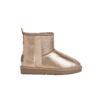 Ghete slip-on cu aspect stralucitor Ghete slip-on cu aspect stralucitor