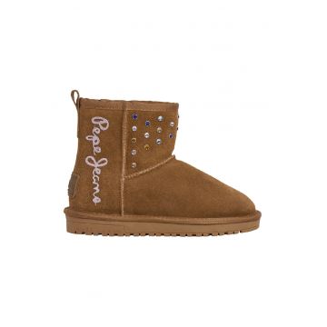 Ghete slip-on din piele intoarsa Ghete slip-on din piele intoarsa