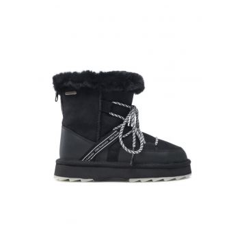 Ghete dama  208550871 - Piele naturala - 42 EU - Negru