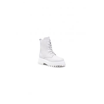 Ghete dama  208613064 - Piele naturala - 40 EU - Alb Ghete dama  208613064 - Piele naturala - 40 EU - Alb