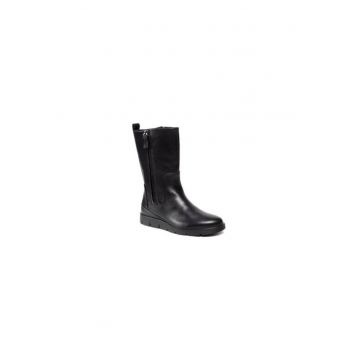Ghete dama  209119466 - Piele naturala - 36 EU - Negru Ghete dama  209119466 - Piele naturala - 36 EU - Negru