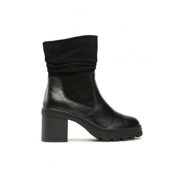 Ghete dama -  303527389 - Negru - Piele intoarsa Ghete dama -  303527389 - Negru - Piele intoarsa