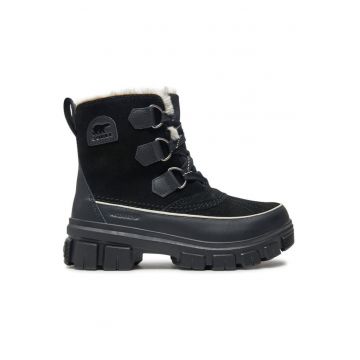 Ghete dama  304096853 - Piele naturala - 36 EU - Negru Ghete dama  304096853 - Piele naturala - 36 EU - Negru