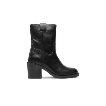 Ghete dama  304428944 - Piele ecologica - Negru - Negru