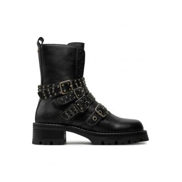Ghete dama  304429712 - Piele naturala - Negru Ghete dama  304429712 - Piele naturala - Negru