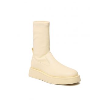 Ghete dama -  5904862217512 - Galben - Piele ecologica - Ghete dama -  5904862217512 - Galben - Piele ecologica -