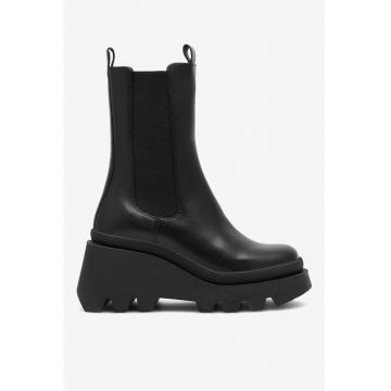 Ghete dama  5905588109280 - Piele naturala - Negru Ghete dama  5905588109280 - Piele naturala - Negru