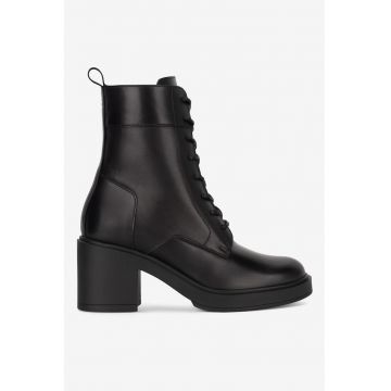 Ghete dama  5905588844860 - Piele naturala - Negru Ghete dama  5905588844860 - Piele naturala - Negru