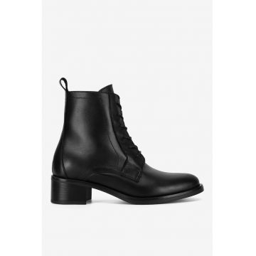 Ghete dama  5905588845089 - Piele naturala - Negru Ghete dama  5905588845089 - Piele naturala - Negru