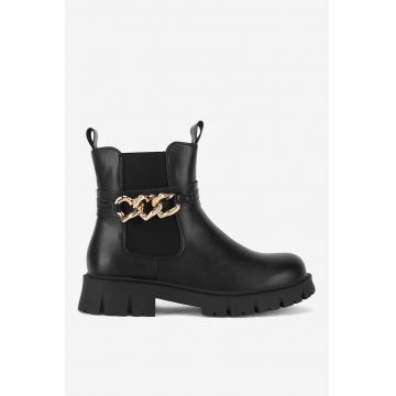 Ghete dama  5905588884552 - Sintetic - Negru Ghete dama  5905588884552 - Sintetic - Negru