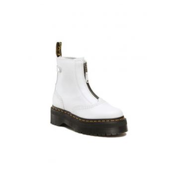 Ghete dama Dr.Martens Glany Jetta - piele naturala - alb - Ghete dama Dr.Martens Glany Jetta - piele naturala - alb -