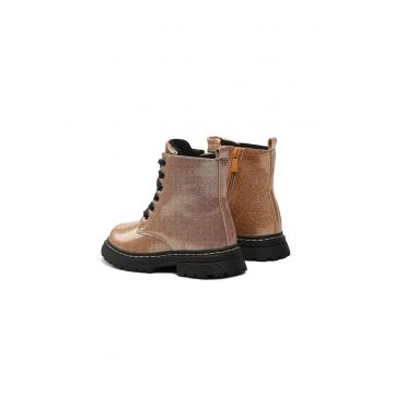 Ghete fete -  5904862062426 - Auriu - Piele ecologica Ghete fete -  5904862062426 - Auriu - Piele ecologica
