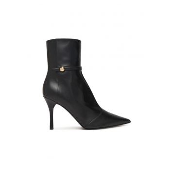 Botine dama  305616289 - piele naturala - Negru