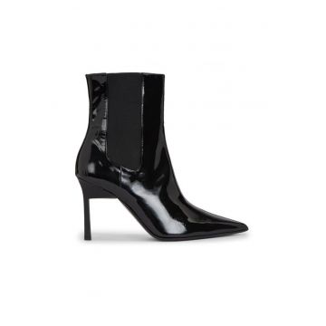 Botine dama -   - piele naturala - negru