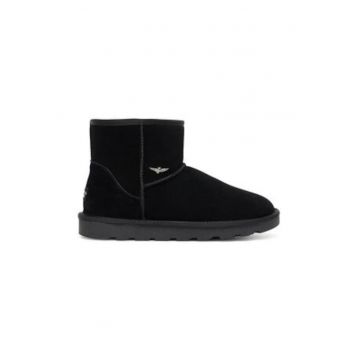 Ghete barbati -  piele naturala - negru Ghete barbati -  piele naturala - negru