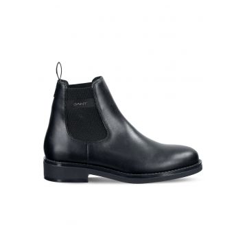 Ghete Chelsea barbati -  piele naturala - negru Ghete Chelsea barbati -  piele naturala - negru