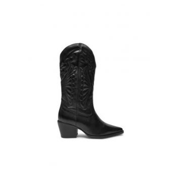 Ghete  cowboy - piele naturala - negru Ghete  cowboy - piele naturala - negru