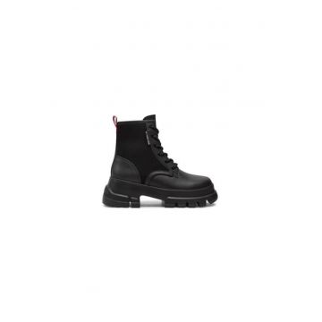 Ghete dama -  304445279 - piele naturala - negru Ghete dama -  304445279 - piele naturala - negru