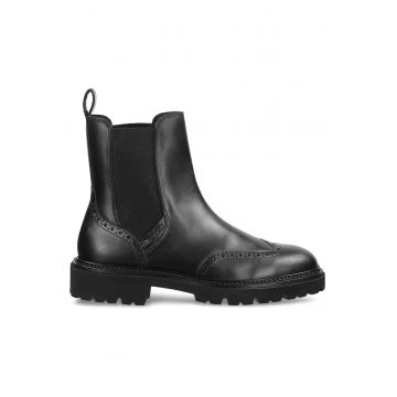 Ghete dama 305605153 -  Piele naturala - Negru Ghete dama 305605153 -  Piele naturala - Negru